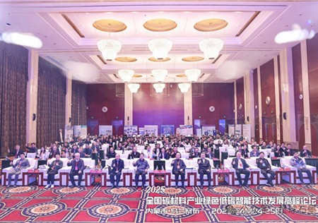 绿色低碳 数字智能丨内蒙古PG麻将胡了新材料科技有限公司参加2025年全国碳材料产业高峰论坛